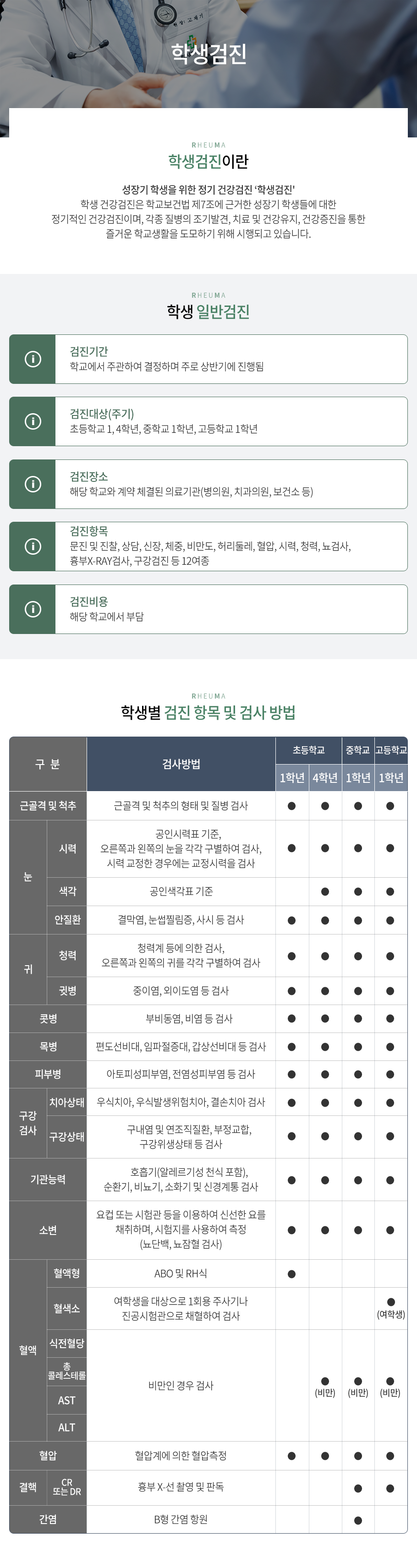 학생검진